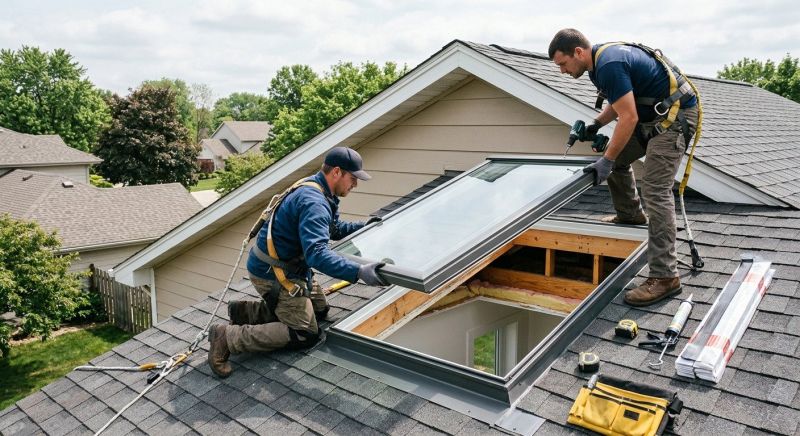 Vented Skylight Installation in Columbia, MO